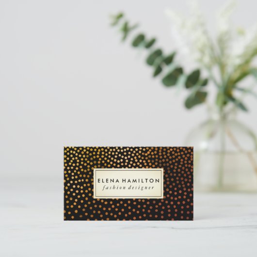 Carte De Visite Luxe Speckled Motif (Debout devant)