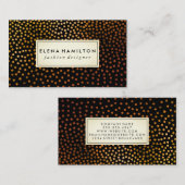 Carte De Visite Luxe Speckled Motif (Devant / Derrière)