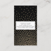 Carte De Visite Luxe Speckled Motif doré (Dos)