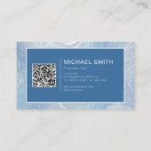 Carte de visite Luxe Square – Professionnelle (Dos)