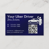 Carte De Visite Luxe Transports publics Taxi Service de voiture ph (Devant)