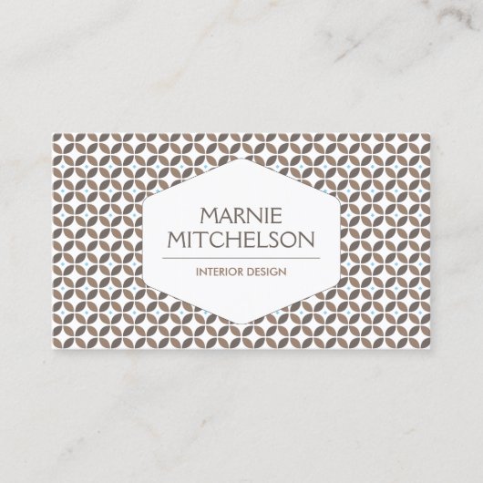 CARTE DE VISITE LUXE VINTAGE GLAMOR (Devant)