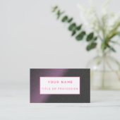 Carte De Visite Luxe violet (Debout devant)