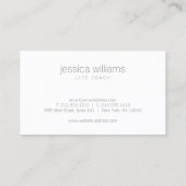 Carte De Visite Luxe Wood Effet Art (Dos)