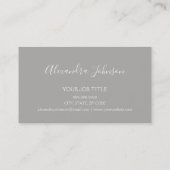 Carte De Visite Luxiry Silver Foil Wash Girl (Dos)