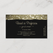 Carte De Visite Luxueuse Parties scintillant Platine Lumineuses Él (Dos)