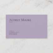 Carte De Visite Luxueux Art Déco géométrique moderne (Dos)