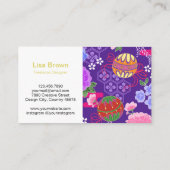 Carte De Visite Luxurious Japanese-Style business card (Dos)