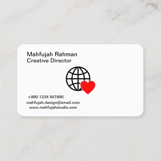 Carte De Visite Luxury Business Cards | Minimalist | Modern Maker (Devant)