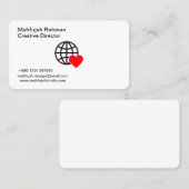Carte De Visite Luxury Business Cards | Minimalist | Modern Maker (Devant / Derrière)