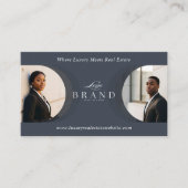Carte De Visite Luxury Classy Dual Agent Professional Real Estate (Devant)