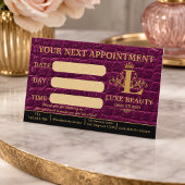 Carte De Visite Luxury Crocodile Leather Appointment Card