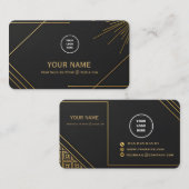 Carte De Visite Luxury Editable Business Card Template (Devant / Derrière)