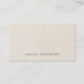 Carte De Visite Luxury Faux Leather Certified Accountant QR Code (Devant)