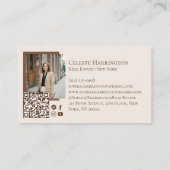 Carte De Visite Luxury Modern Elegant Photo Layout Real Estate  (Dos)