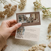 Carte De Visite Luxury Modern Elegant Photo Layout Real Estate 