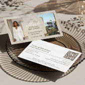 Carte De Visite Luxury Modern Professional Real Estate Agent Photo