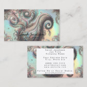 Carte De Visite Luxury Opal Paisley (Devant / Derrière)