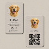 Carte De Visite Luxury Pet Influencer Social Media