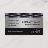 Carte De Visite Luxury Real Estate Agent Professional Metallic (Dos)