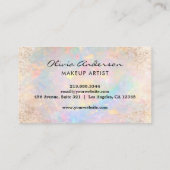Carte De Visite Luxury Soft Opal logo Butterfly Chic               (Dos)