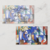 Carte De Visite Lying Bull par Franz Marc ; Liegender Stier (Devant / Derrière)