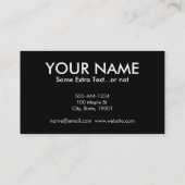 Carte De Visite Lyre Sweat Bodybuilder (Dos)