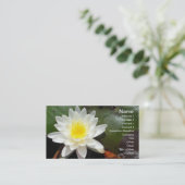 Carte De Visite Lys d'eau (Debout devant)