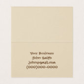 Carte De Visite M. Cutie (Intérieur déplié)