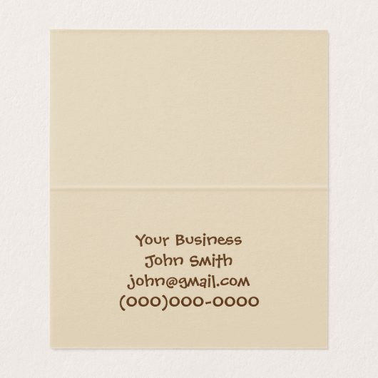 Carte De Visite M. Cutie (Intérieur déplié)