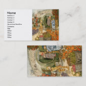 Carte De Visite M. et Mme Vinegar à la maison (Devant / Derrière)