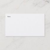 Carte De Visite Ma maison (Dos)