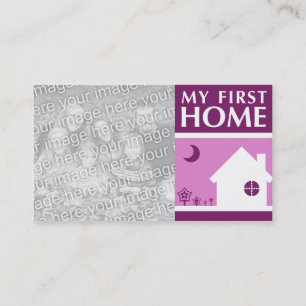 Carte De Visite ma première maison (mod mauve)
