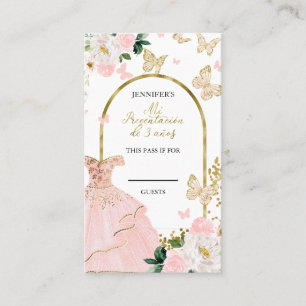 Carte De Visite Ma Présentation de 3 Ans Passes Pour le Banquet