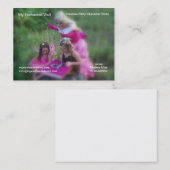 Carte De Visite Ma visite enchantée (Devant / Derrière)