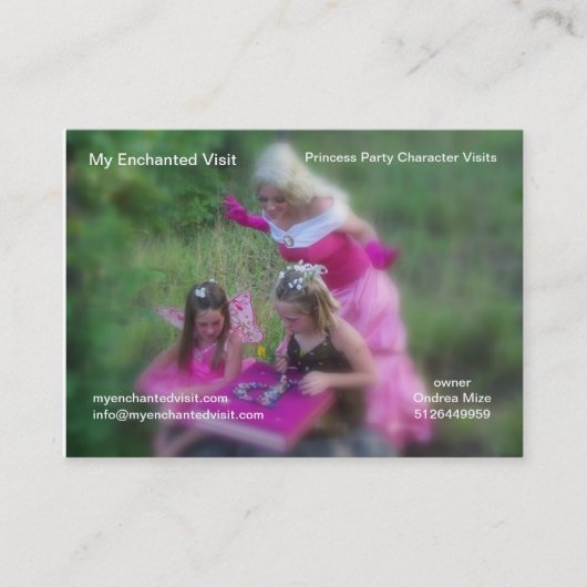 Carte De Visite Ma visite enchantée (Devant)