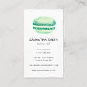 Carte de visite Macaron français (Dos)