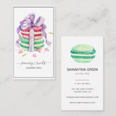Carte de visite Macaron français (Devant / Derrière)
