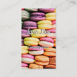 Carte De Visite Macaron français