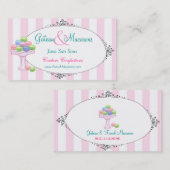 Carte de visite Macarons (Devant / Derrière)