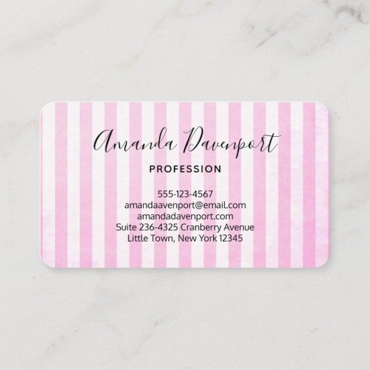 Carte De Visite Macarons Dans Un Cercle | Pâtisserie française en (Dos)