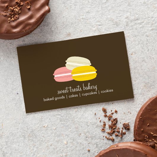 Carte De Visite Macarons français