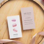 Carte De Visite Macarons roses