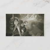 Carte De Visite Macbeth, Banquo et les trois sorcières sur la (Dos)