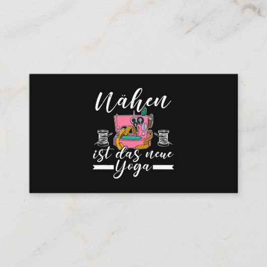 Carte De Visite Machine à coudre à coudre Tricot sur mesure 2_1 (Devant)