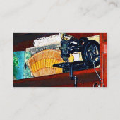 Carte De Visite Machine à coudre à vendre (Dos)