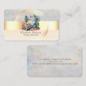 Carte De Visite Machine à coudre alternée Opal Holographique (Devant / Derrière)