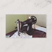 Carte De Visite Machine à coudre ancienne vers 1900 (Dos)