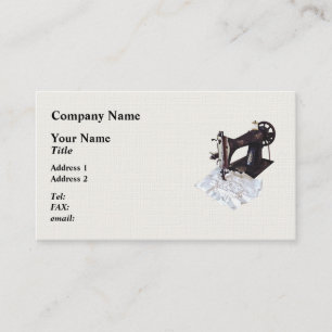 Carte De Visite Machine à coudre ancienne vers 1900