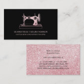 Carte De Visite Machine à coudre antique Seamstress Tailor (Devant / Derrière)